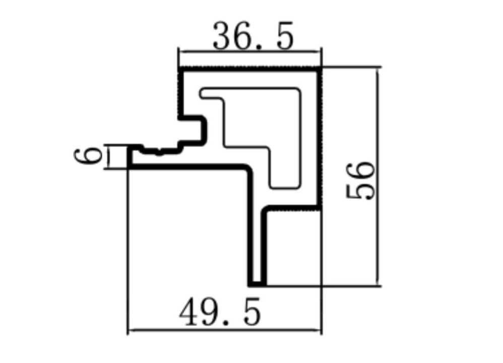 Hoekprofiel Buitenhoek – Composiet Gevelbekleding – Japandi Beige – 290 cm