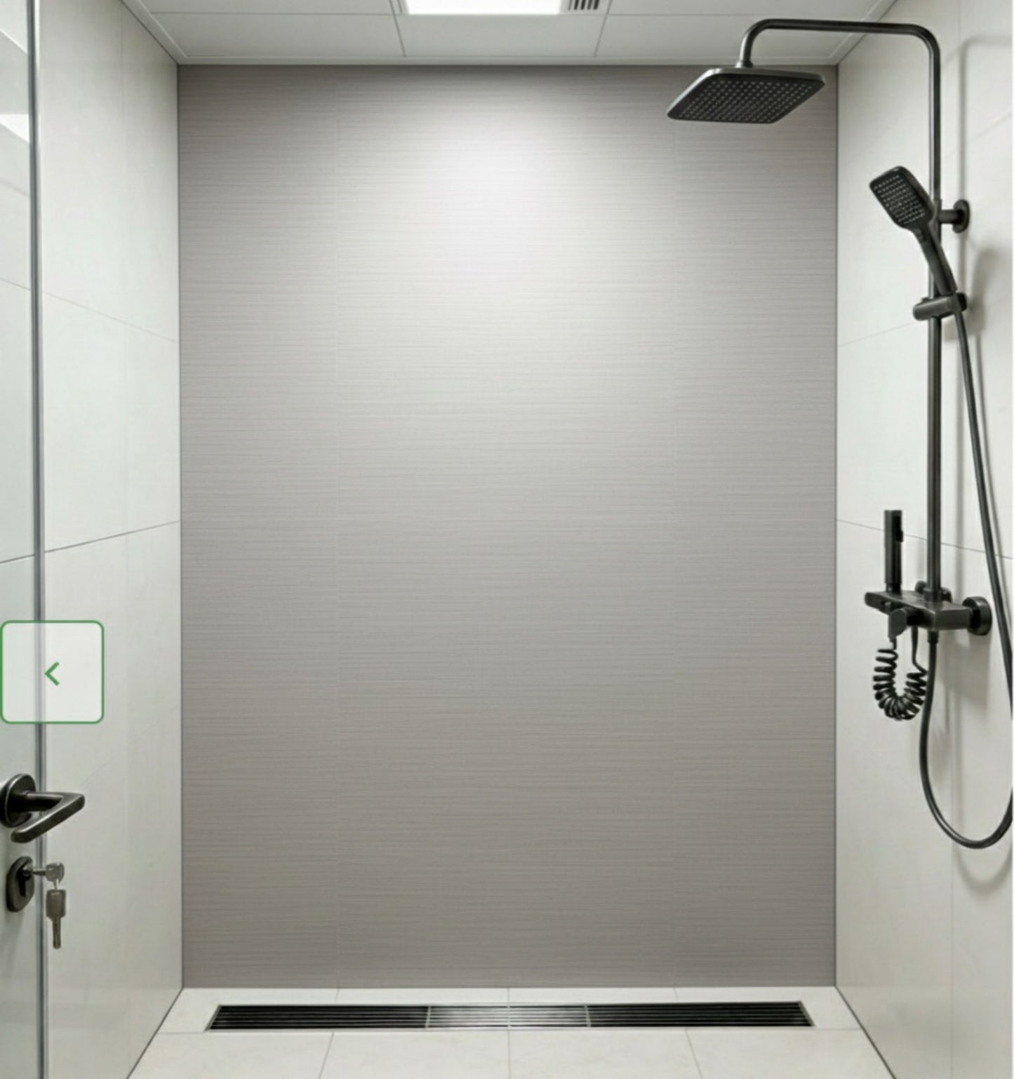 Linnen Japandi Wandpaneel - Natuurlijke Textuur - 280 x 122cm - Beige
