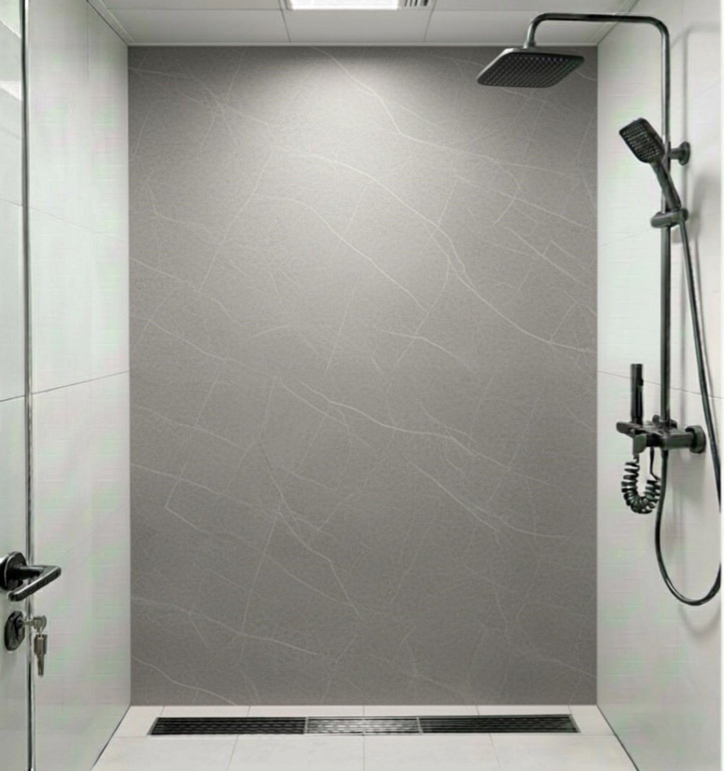 Marmeren wandpaneel plaat - Marmo Dark Grey Ston - 280 x 122 x 0.5cm