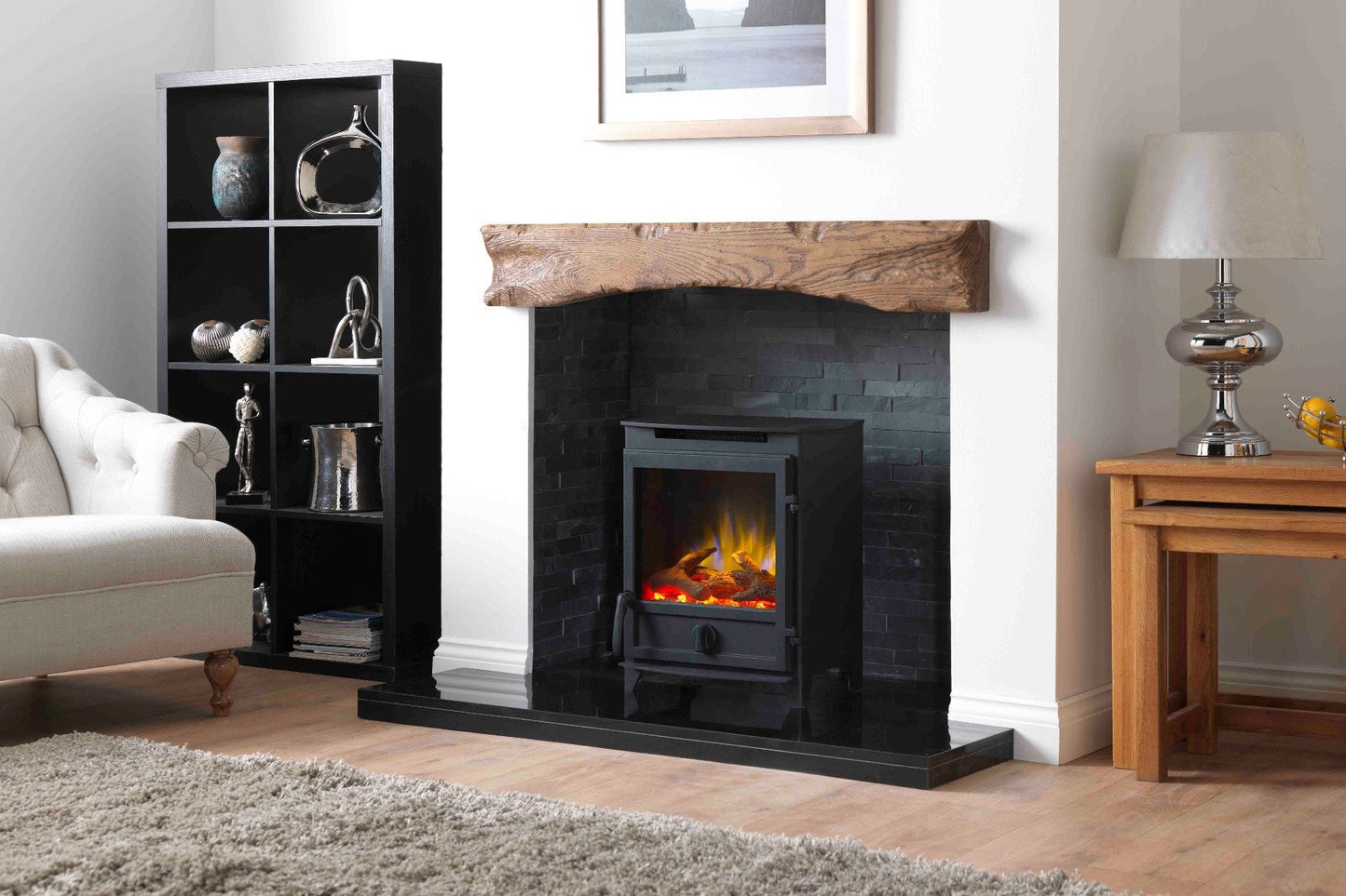 Charlton & Jenrick Fireline FP elektrische kachel rechthoekige deur