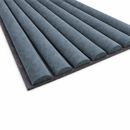 Suède Akoestisch Wandpaneel – Turqoise – 280 x 60 cm