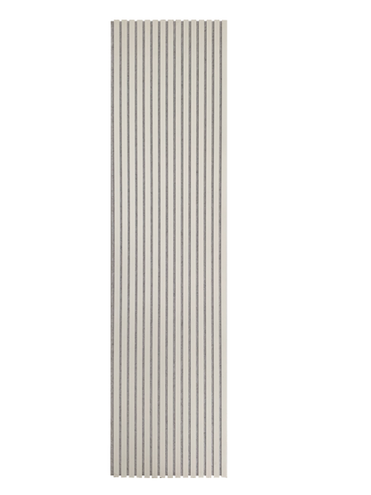 Akoestische wandpanelen - 300 x 60 cm - Wit Eiken - Lattenwand - Akupanel