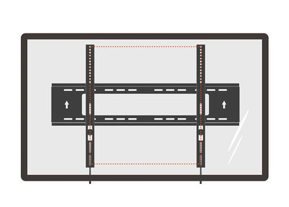 Platte TV Beugel voor TV's tot 100 inch