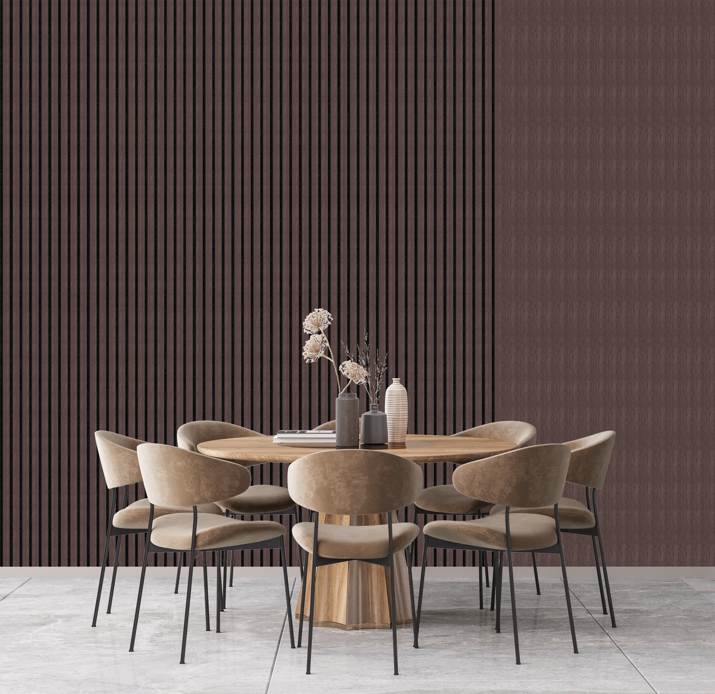 Decor Paneel – Gerookt Eiken – Akoestisch Wandpaneel – 280 x 60 cm