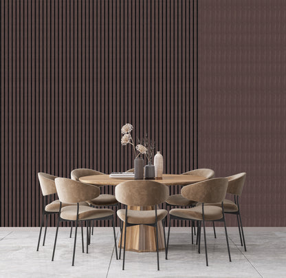 Decor Paneel – Gerookt Eiken – Akoestisch Wandpaneel – 280 x 60 cm