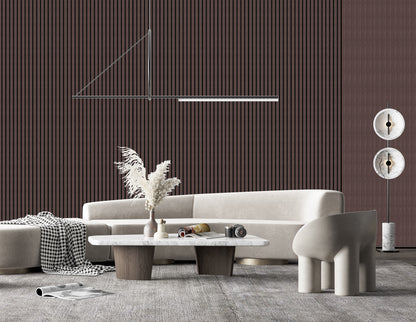 Decor Paneel – Gerookt Eiken – Akoestisch Wandpaneel – 280 x 60 cm