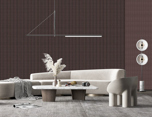 Decor Paneel – Gerookt Eiken – Akoestisch Wandpaneel – 280 x 60 cm