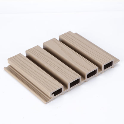 Composiet Gevelbekleding – Japandi Beige – 3D Nerf – 290 x 22 cm