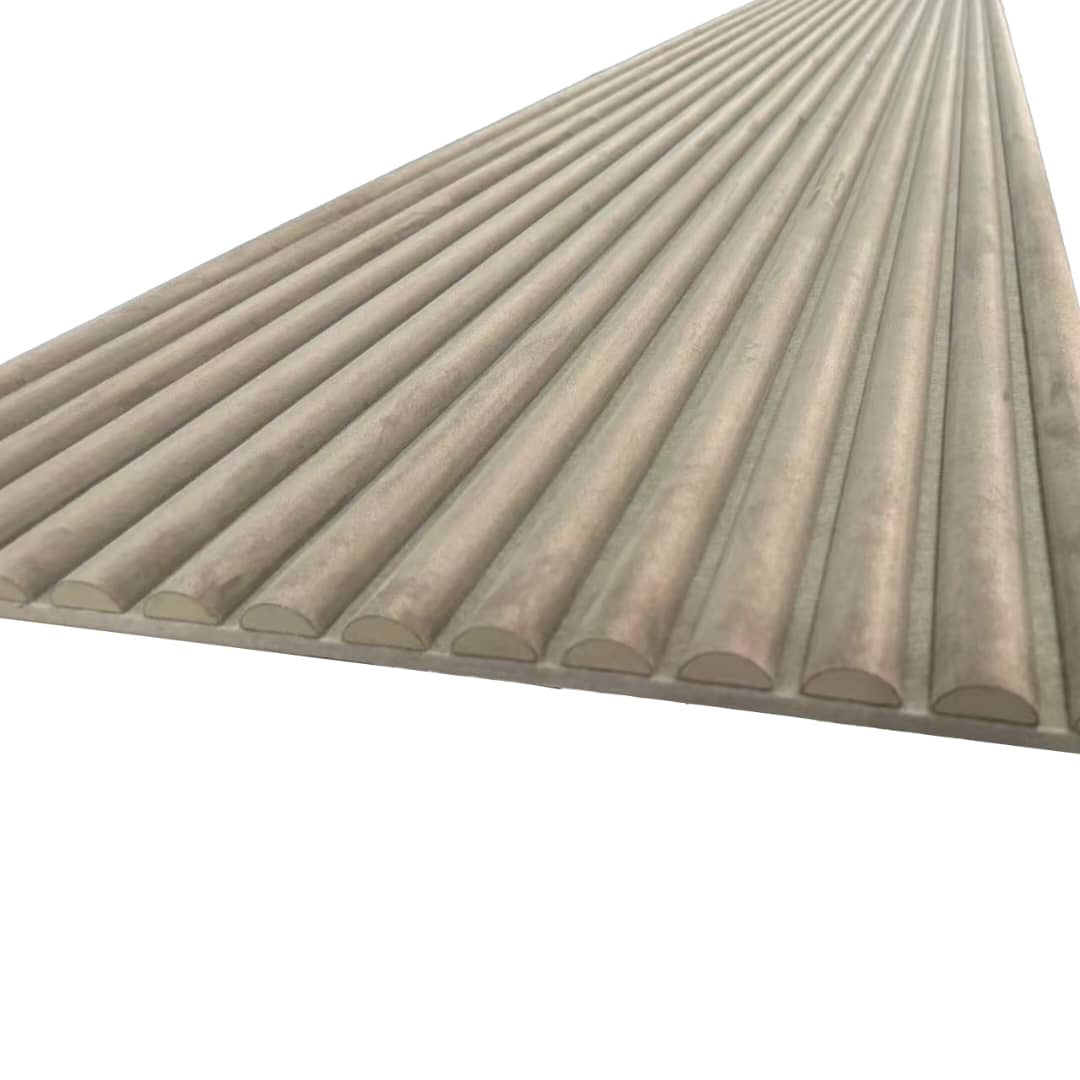 Suède Akoestisch Wandpaneel – Desert Taupe – 280 x 60 cm