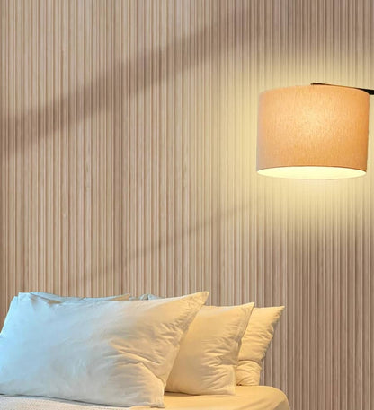 Suède Akoestisch Wandpaneel – Desert Taupe – 280 x 60 cm