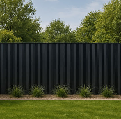 Composiet Gevelbekleding – Zwart Eiken – 3D Nerf – 290 x 22 cm