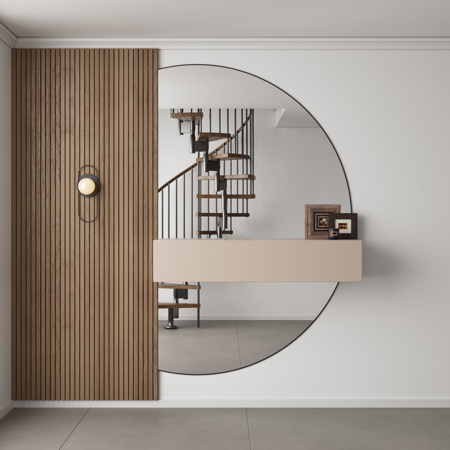 Chic Gangkast 60x26x20 cm – Softclose – Japandi Beige