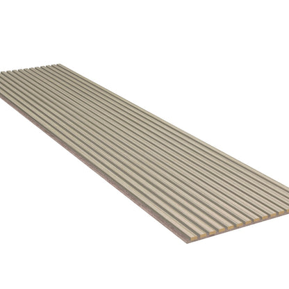 Nieuw! Akoestische wandpanelen - 280 x 60 cm - Beige Eiken met beige vilt - Lattenwand - Akupanel