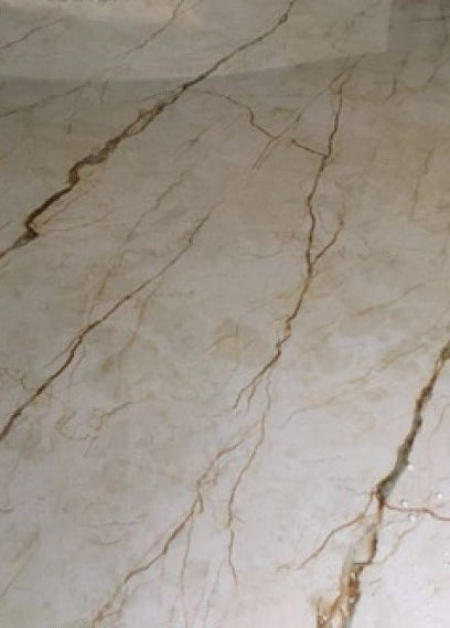 Marmeren wandpaneel plaat - Beige marble - 280 x 122 x 0.3cm