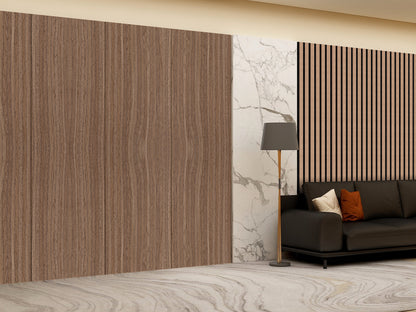 Decor Paneel – Walnoot Eiken – Akoestisch Wandpaneel – 280 x 60 cm