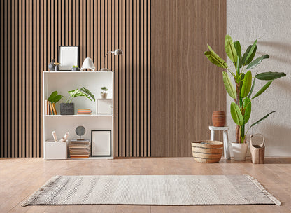 Decor Paneel – Walnoot Eiken – Akoestisch Wandpaneel – 280 x 60 cm