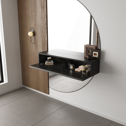 Chic Gangkast 60x26x20 cm – Softclose – Zwart Eiken