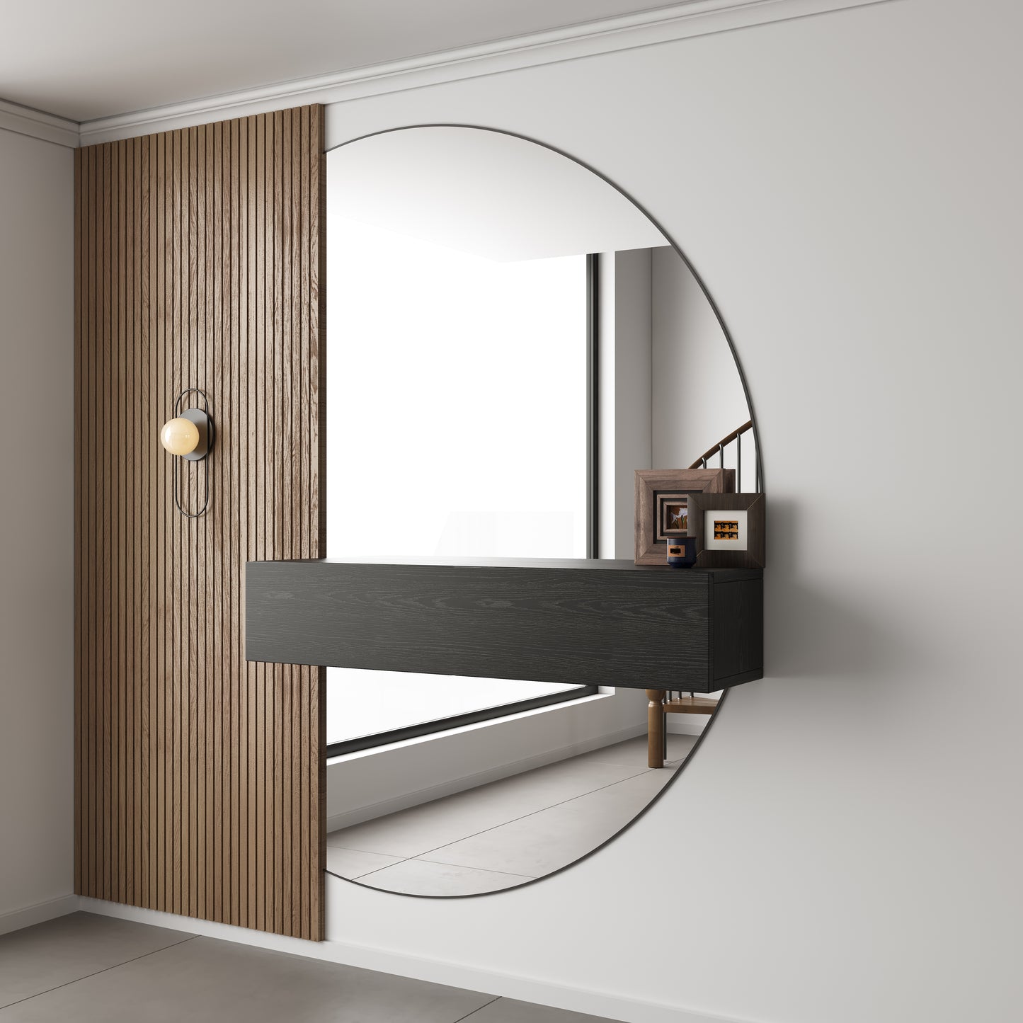 Chic Gangkast 60x26x20 cm – Softclose – Zwart Eiken